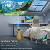 Trendsparadies – VibeBeam by XGODY Mini-Beamer mit 4K Support, WiFi 6 & Bluetooth 5.4