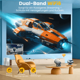 Trendsparadies – VibeBeam by XGODY Mini-Beamer mit 4K Support, WiFi 6 & Bluetooth 5.4