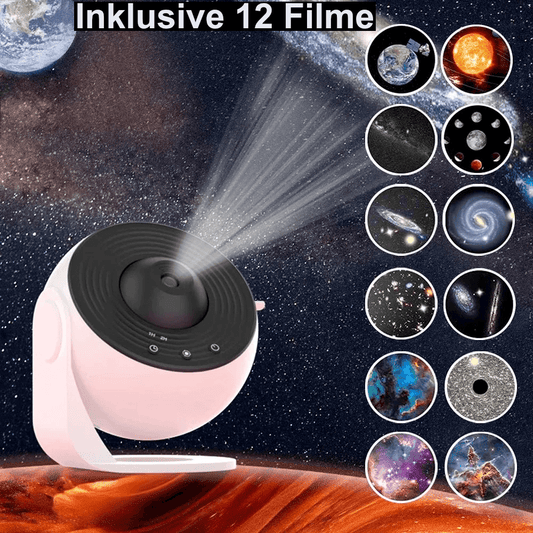 Trendsparadies - Galaxy-Projektor 360° LED-Nachtlicht mit Sternenhimmel-Effekt