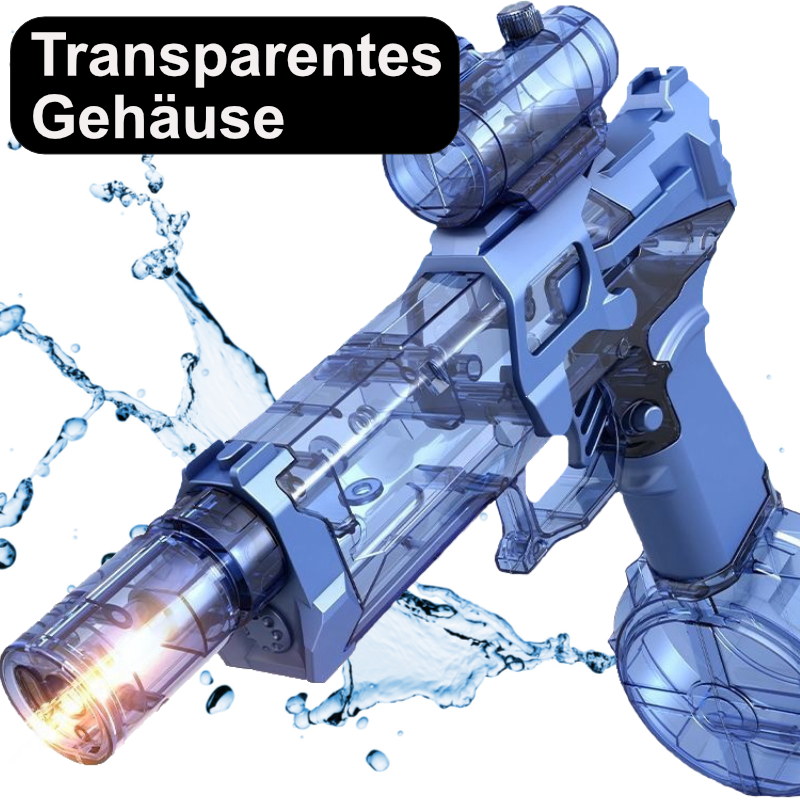 HydroBlaster X – Die ultimative elektrische Wasserpistole für coole Wasserschlachten!