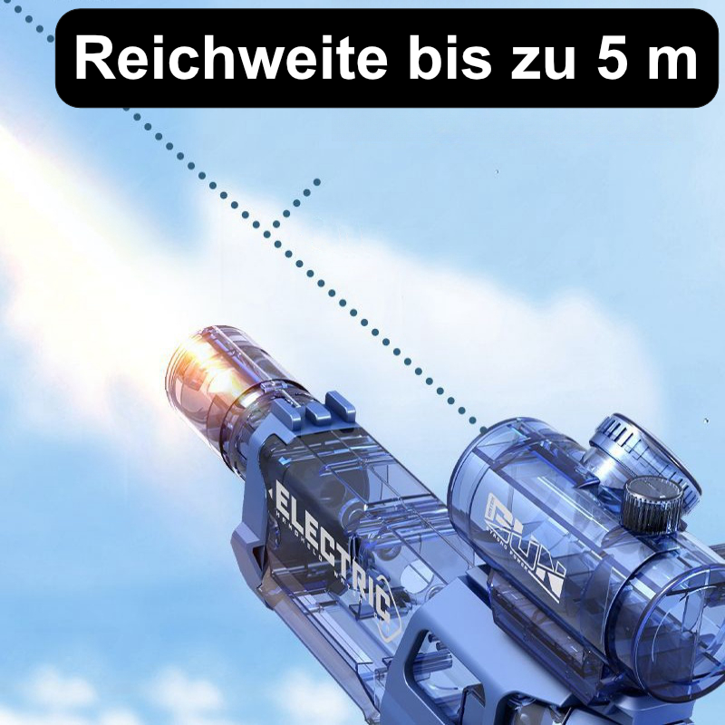 HydroBlaster X – Die ultimative elektrische Wasserpistole für coole Wasserschlachten!