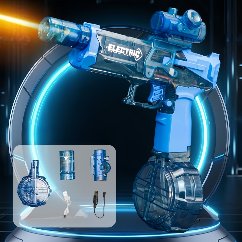 HydroBlaster X – Die ultimative elektrische Wasserpistole für coole Wasserschlachten!